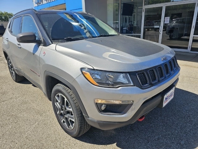 Used 2021 Jeep Compass Trailhawk with VIN 3C4NJDDB0MT590005 for sale in Sarcoxie, MO