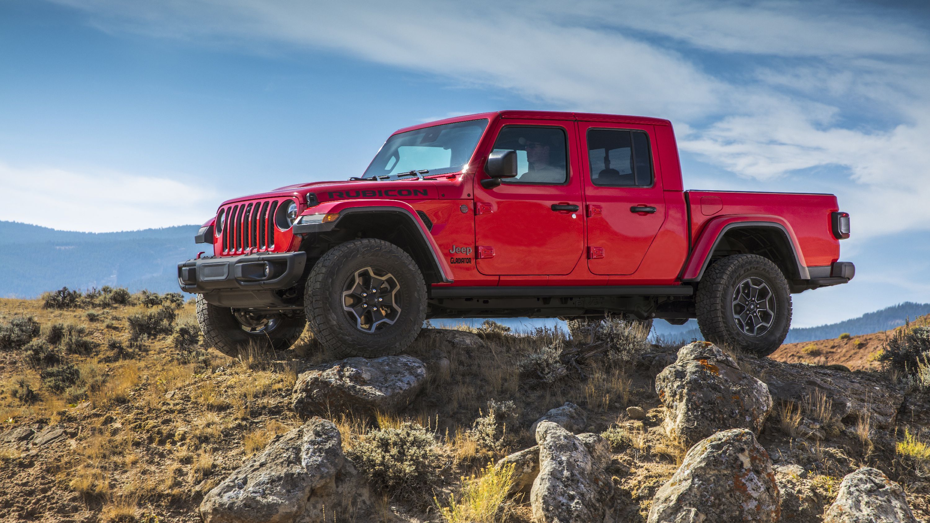 Jeep on a hill