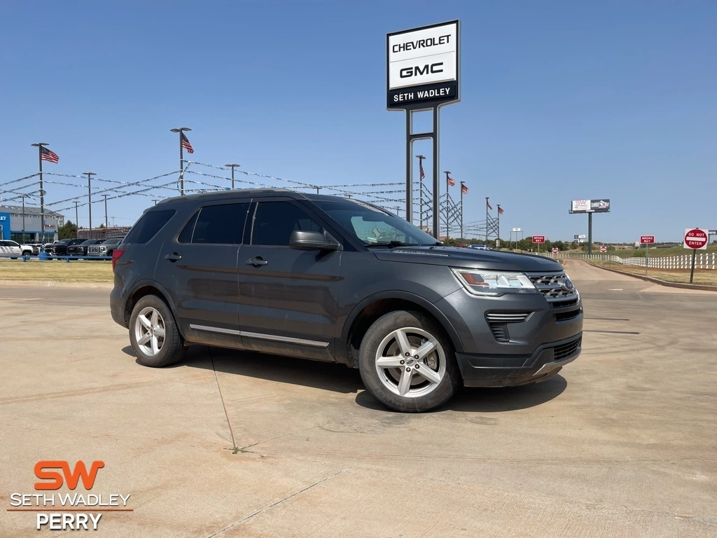 Used 2018 Ford Explorer XLT with VIN 1FM5K7D88JGA03631 for sale in Perry, OK