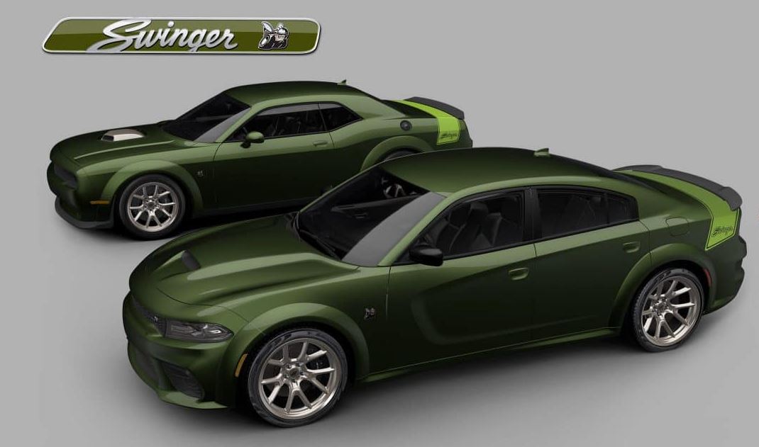 F8 Green 2023 Dodge Challenger and Charger R/T Scat Pack Swinger