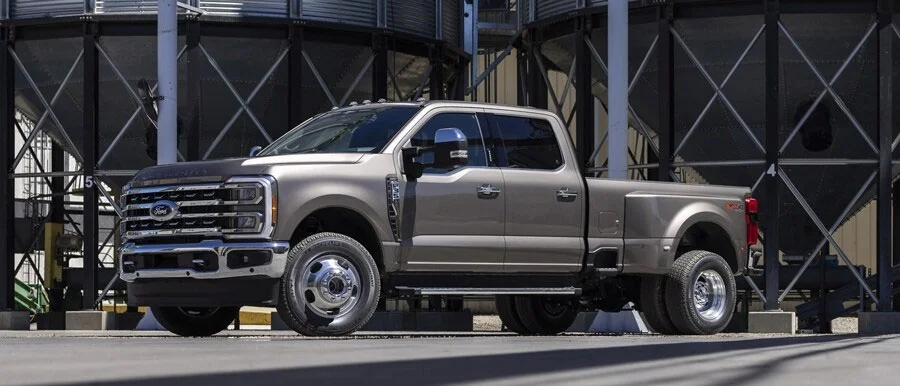 image of grey ford dually