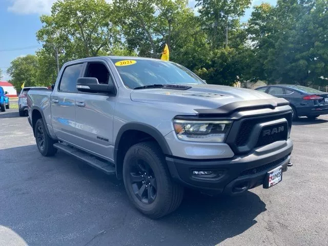 Used 2021 RAM Ram 1500 Rebel with VIN 1C6SRFLT2MN537086 for sale in Oregon, IL