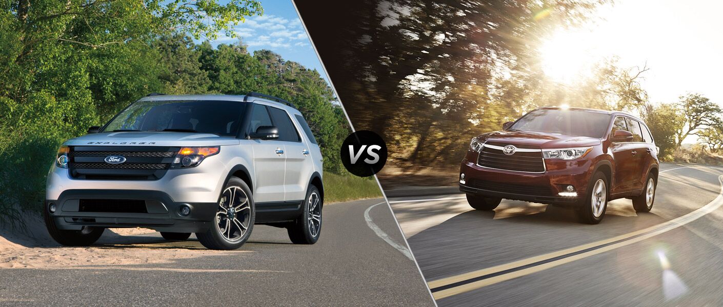 2015 Ford Explorer vs 2015 Toyota Highlander