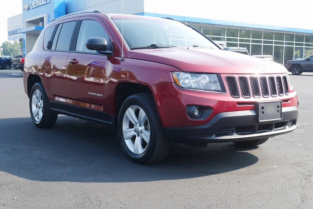 Used 2016 Jeep Compass Sport with VIN 1C4NJDBB2GD549517 for sale in Atwater, OH