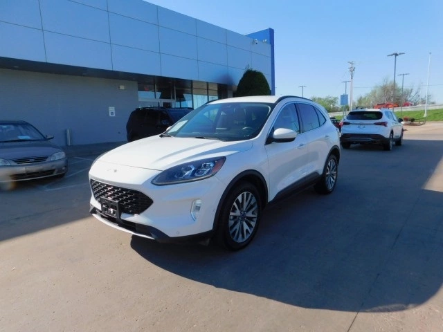 Used 2021 Ford Escape Titanium with VIN 1FMCU9J99MUA70867 for sale in Norman, OK