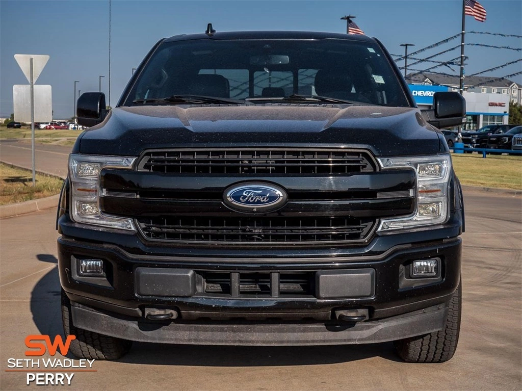 Used 2018 Ford F-150 Lariat with VIN 1FTEW1EG3JKC54615 for sale in Perry, OK