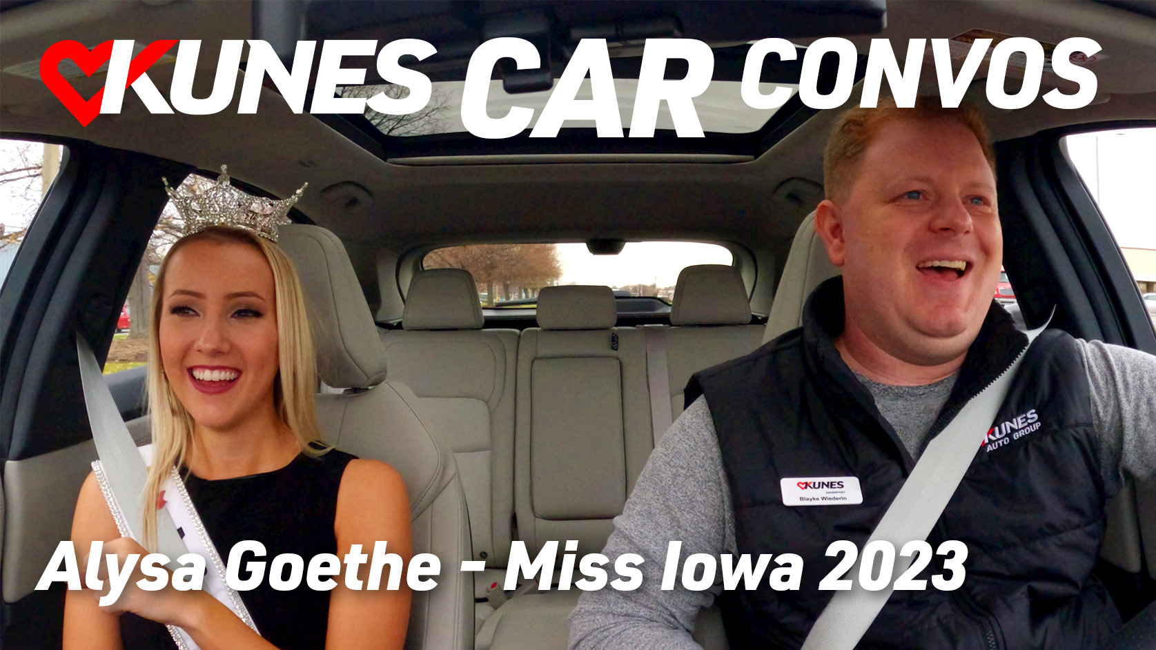 Kunes Car Convos Alysa Goethe - Miss Iowa 2023