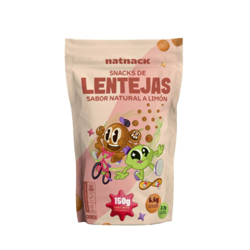 Lenteja Natnack Limon Snack 150 gr