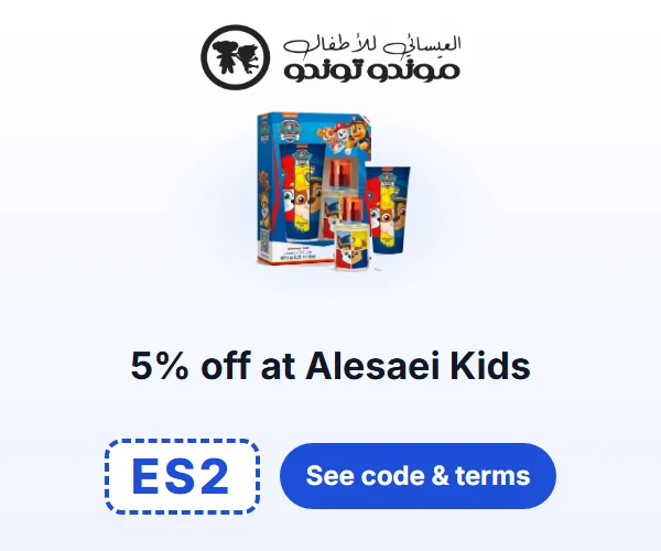 5% off at Alesaei Kids — code ES2