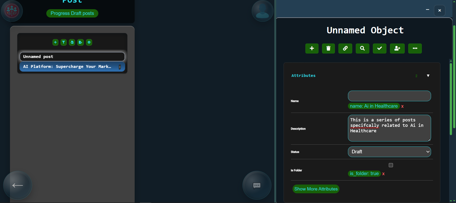 Series folder created