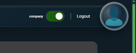 Company profile toggle