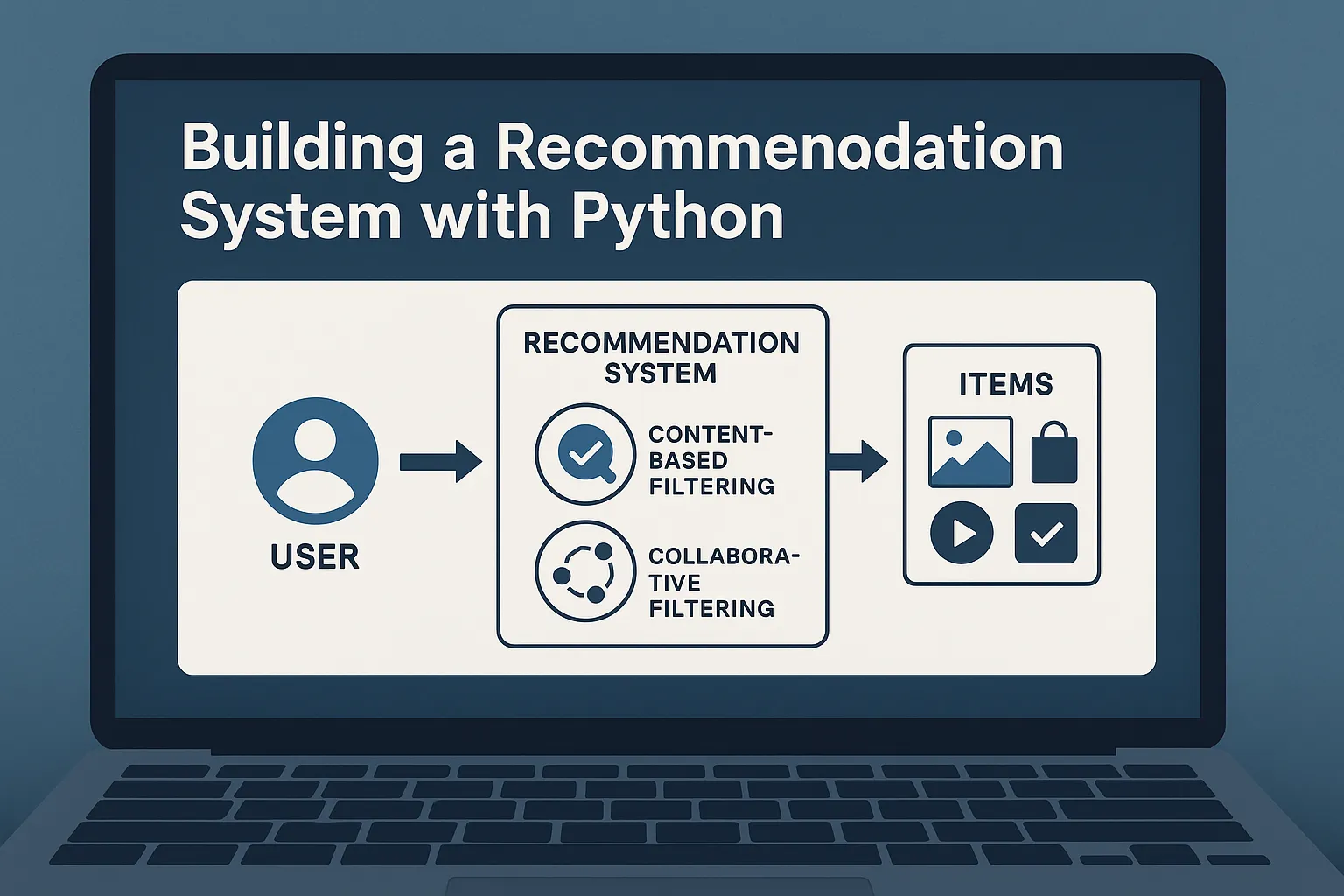 Python recommendation system illustration