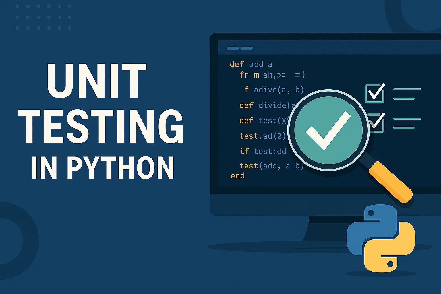 Python unit testing illustration