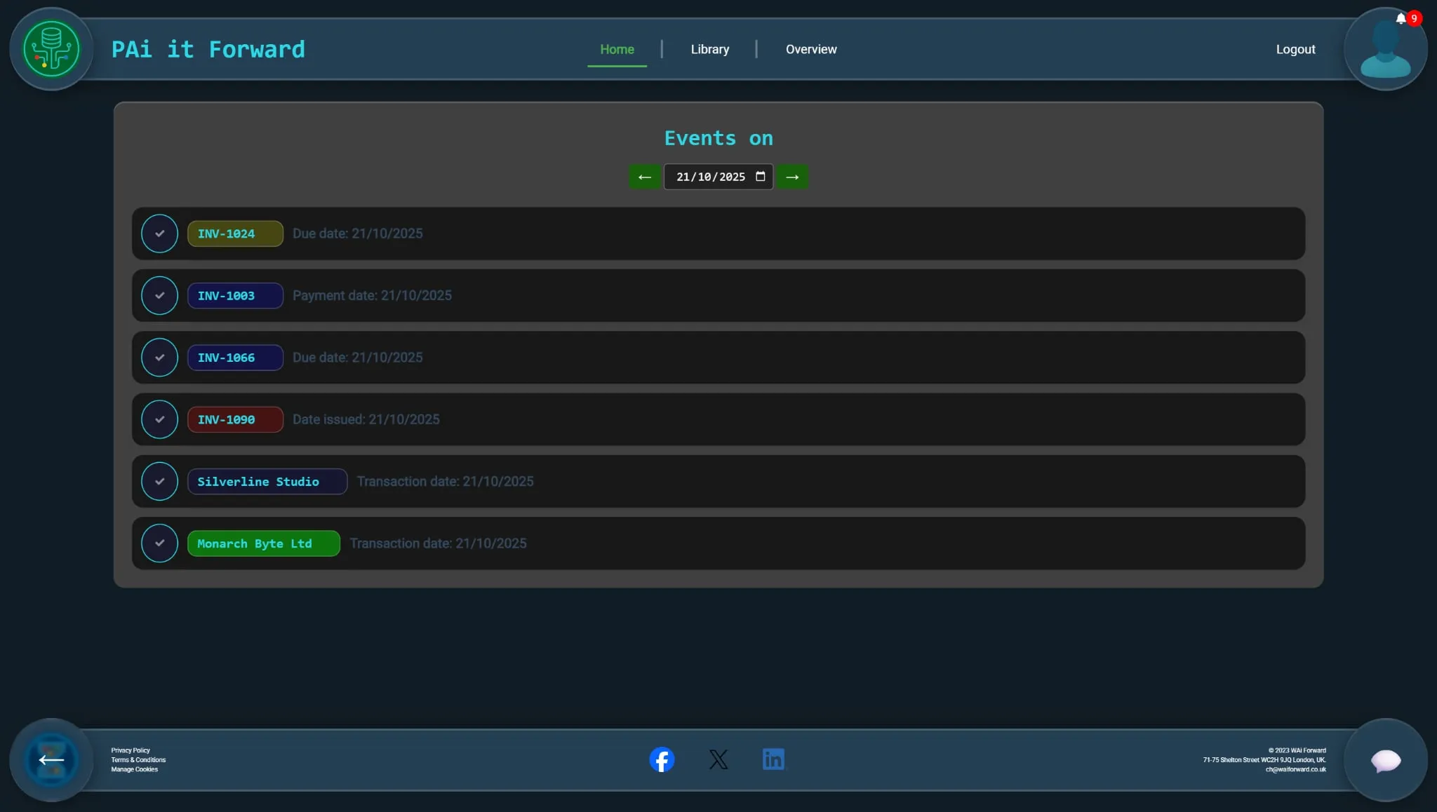 PAi it Forward - Home