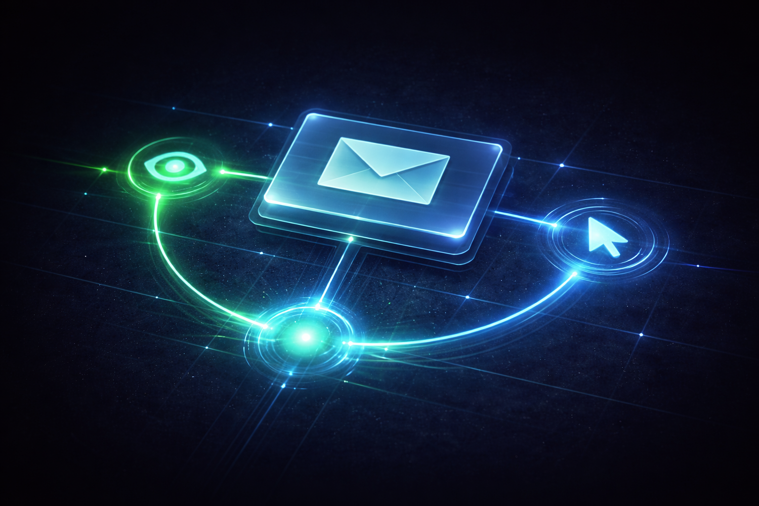 Email Object response view with intent tags and automation branches. Placeholder screenshot.