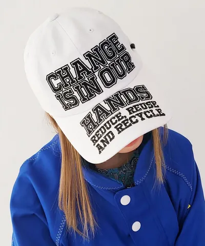 CHANGE CAMPAIGN CAP ver.2_WHITE