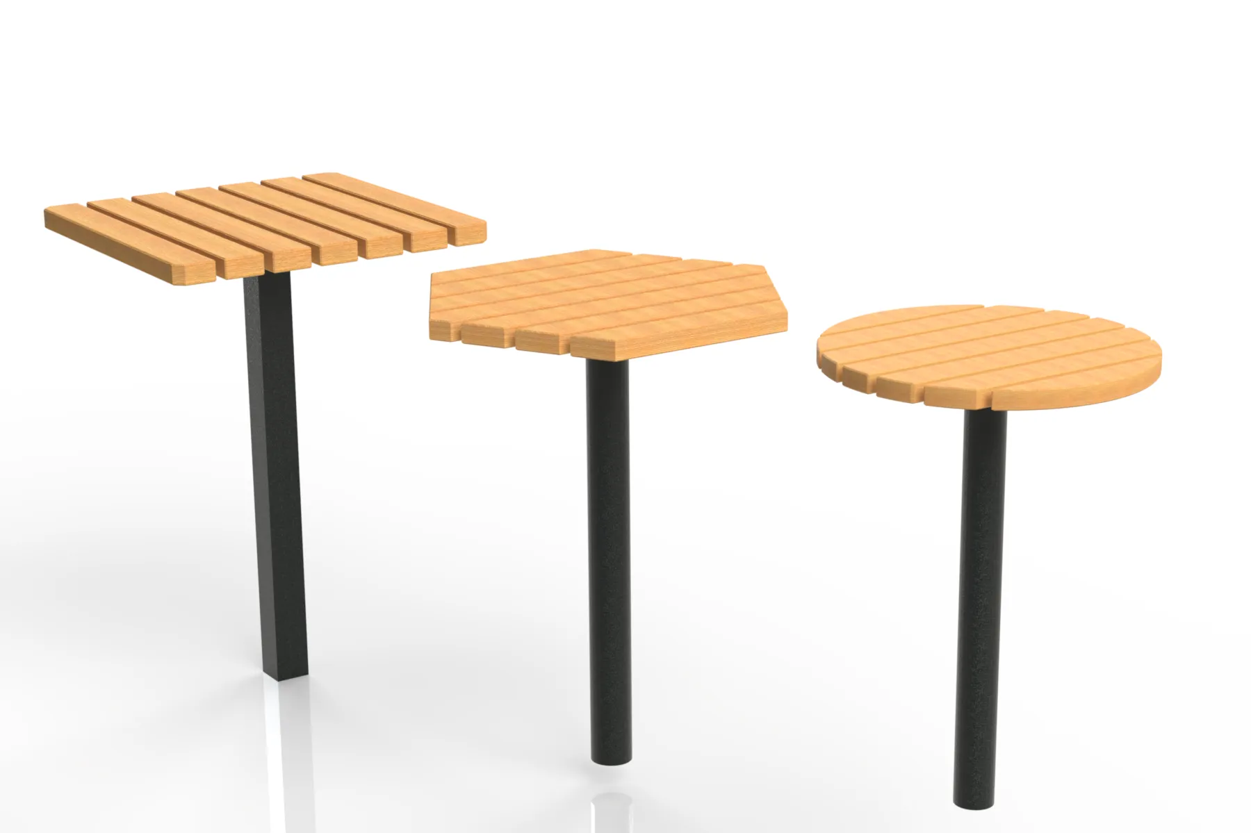 Garten und Außen-Stehtisch Tibia in 3 Ausführungen