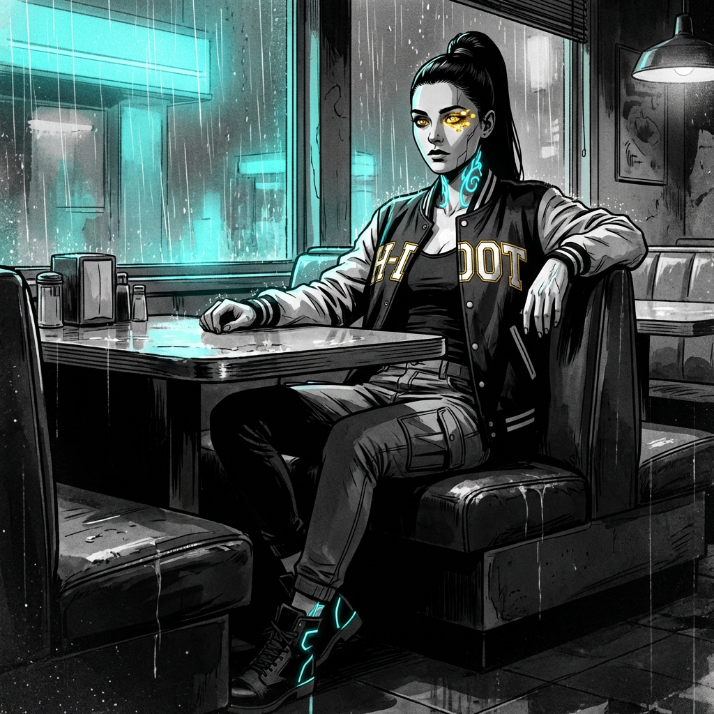 Aiche Dot sitting