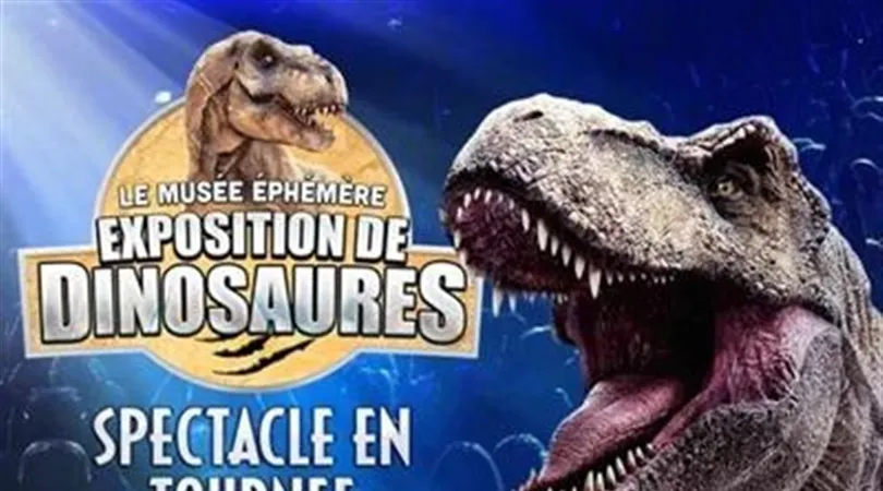 Le Musée Ephémère® : exposition de dinosaures à Reims