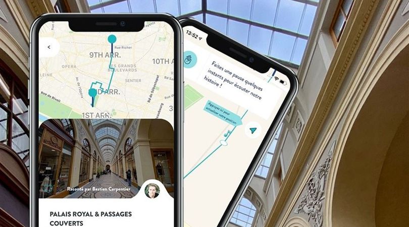 Palais Royal et Passages Couverts, visite audio-guidée sur smartphone