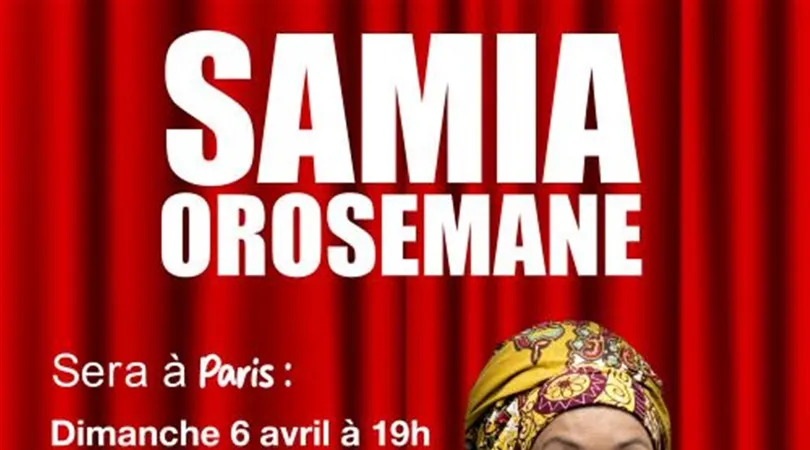 Samia Orosemane dans Je suis une bouffonne