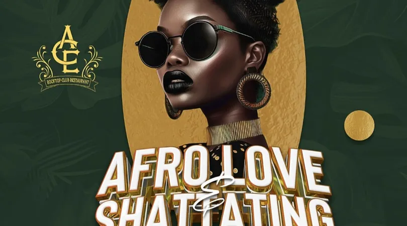 Afro Love Shattating rooftop sonorisé club 