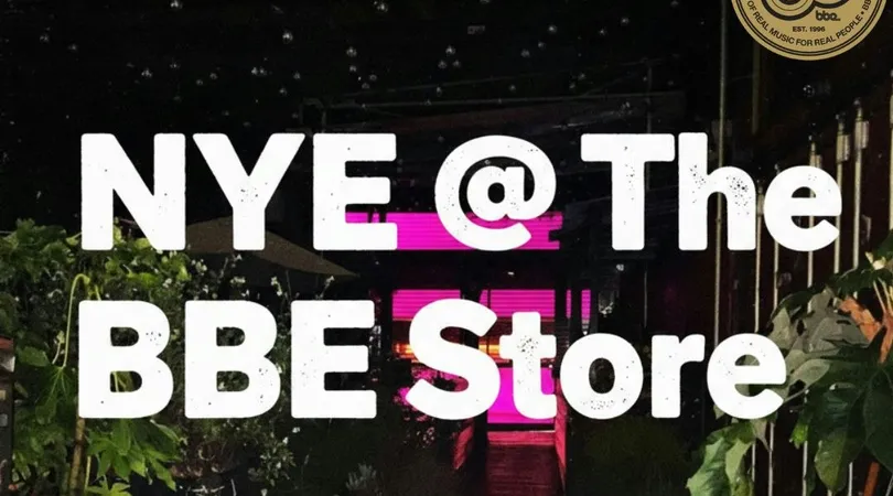 NYE @ The BBE Store - BBE turns 30
