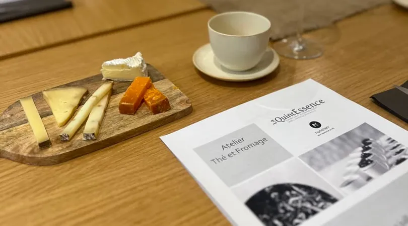 Initiation aux accords thé & fromage à Paris 8ème
