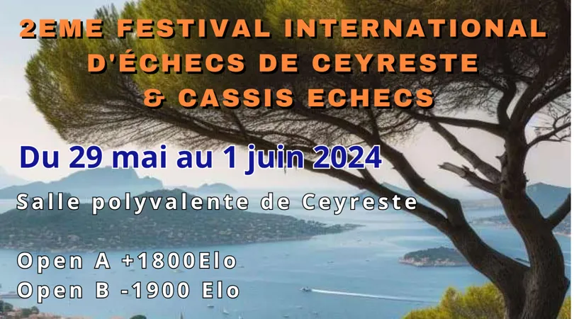 2ème festival international d'échecs de Ceyreste et Cassis