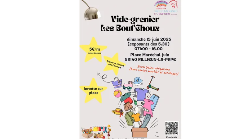 Vide grenier Les Bout’Choux de Rillieux (5ème édition)