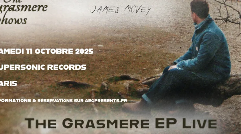 James McVey en concert (côté Records)