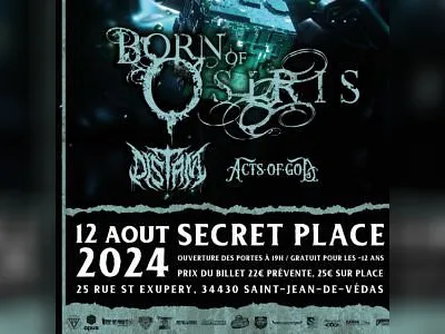 BORN OF OSIRIS + DISTANT + ACTS OF GOD