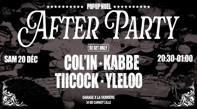 AFTER PARTY DIMENSION - Pop up de Noël