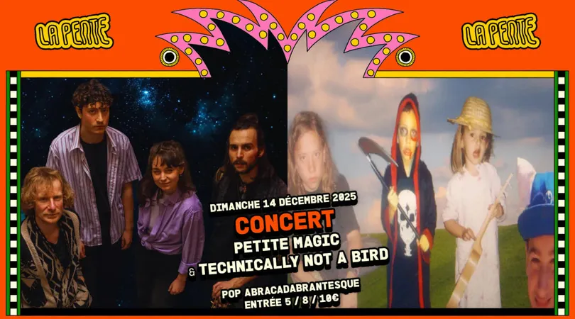 CONCERT : Petite Magic & Technically not a bird