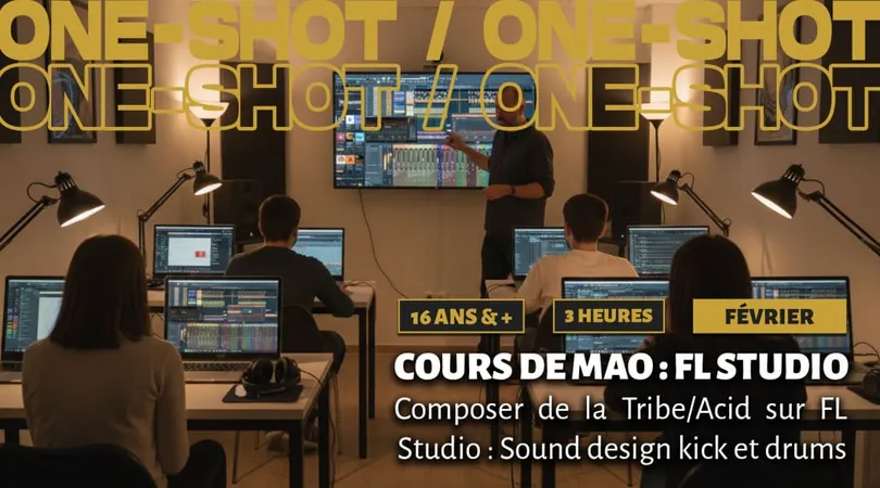 COURS "ONE-SHOT" : COMPOSER DE LA TRIBE SUR FL STUDIO