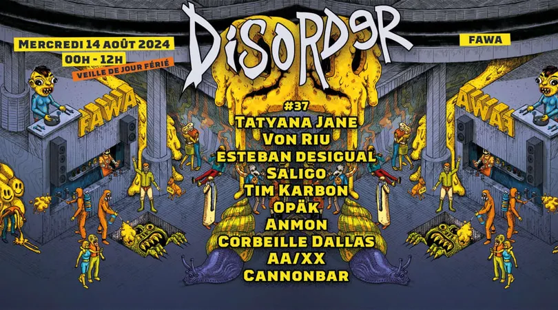 Disorder x Fawa: Von Riu, Tatyana Jane, Esteban Desigual...