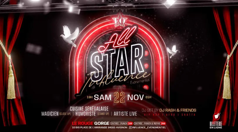 INFLUENCE - ALL STAR w/ DJ RASH & FRIENDS