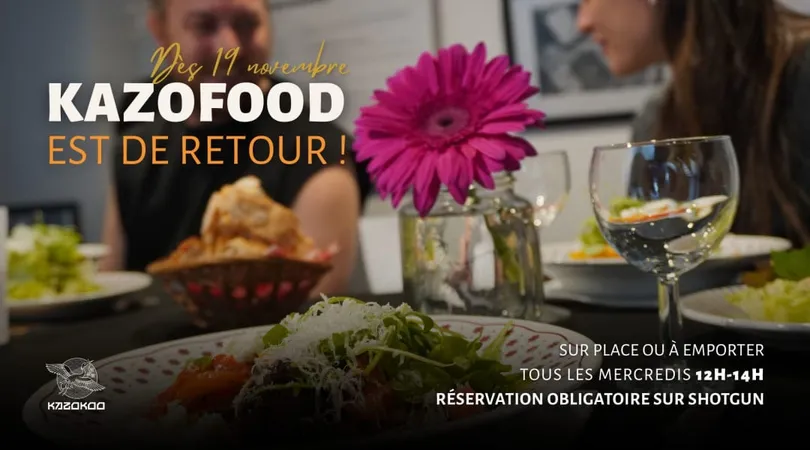 KAZOFOOD EST DE RETOUR