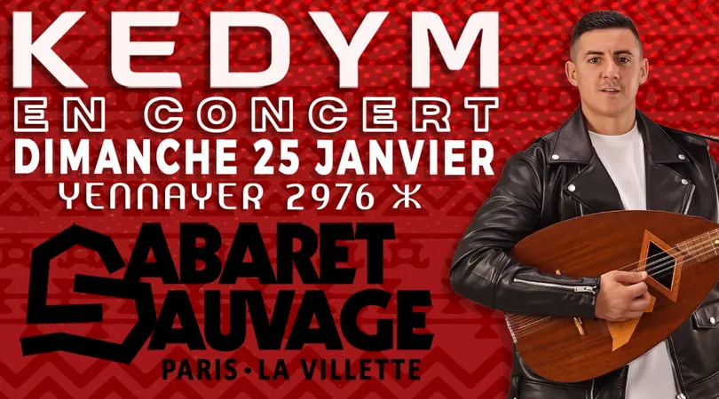 Kedym en concert pour la première fois au Cabaret Sauvage