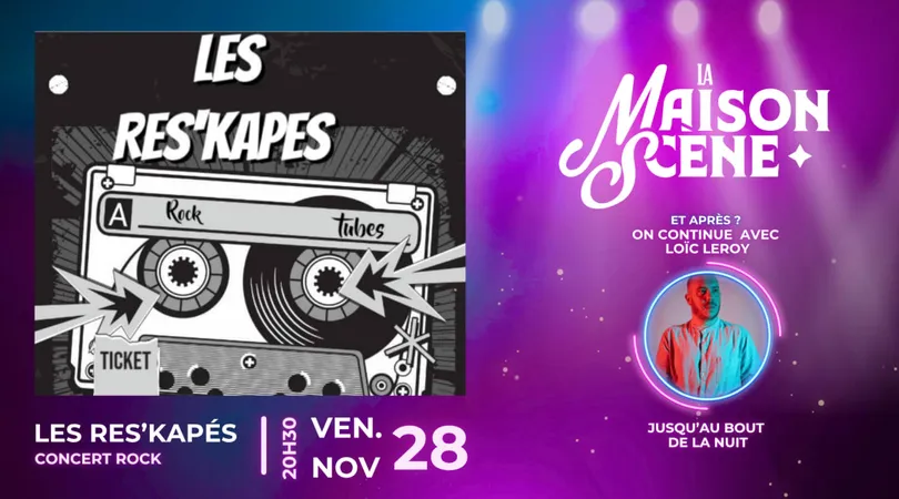 LES RES'KAPÉS - CONCERT ROCK