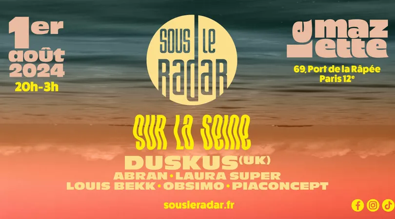 Sous le Radar invite Duskus, Obsimo, piaconcept & more