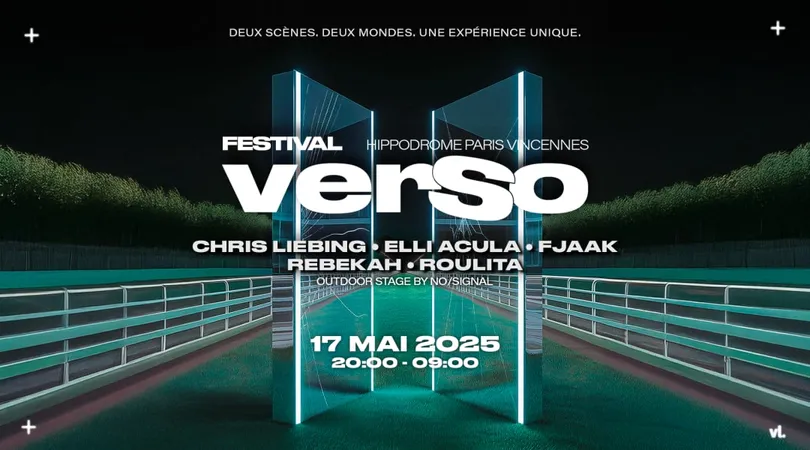 VERSO FESTIVAL @Hippodrome Paris Vincennes