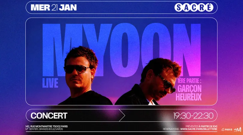 sacré concert : Myoon live