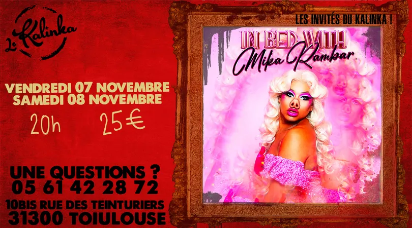 IN BED WITH MIKA // Dîner spectacle du vendredi 7 novembre