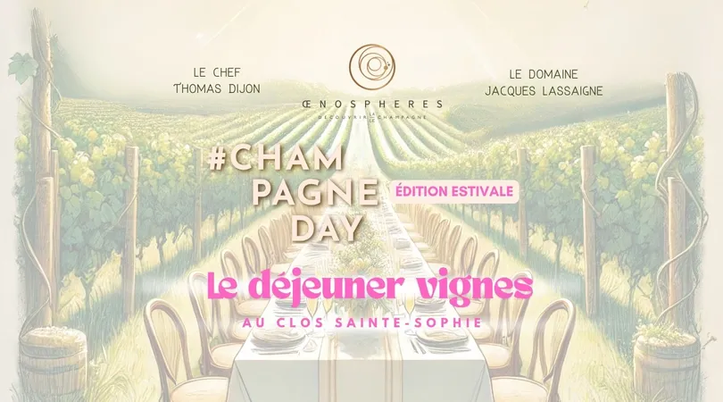 Le déjeuner vignes par OenoSpheres