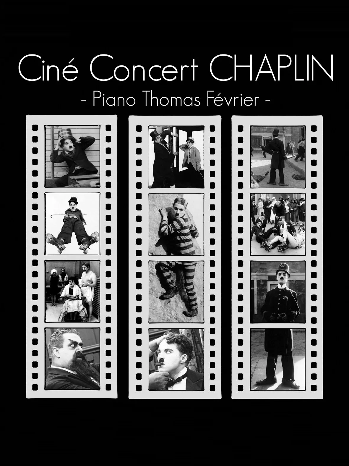 Affiche de CINÉ CONCERT – CHAPLIN