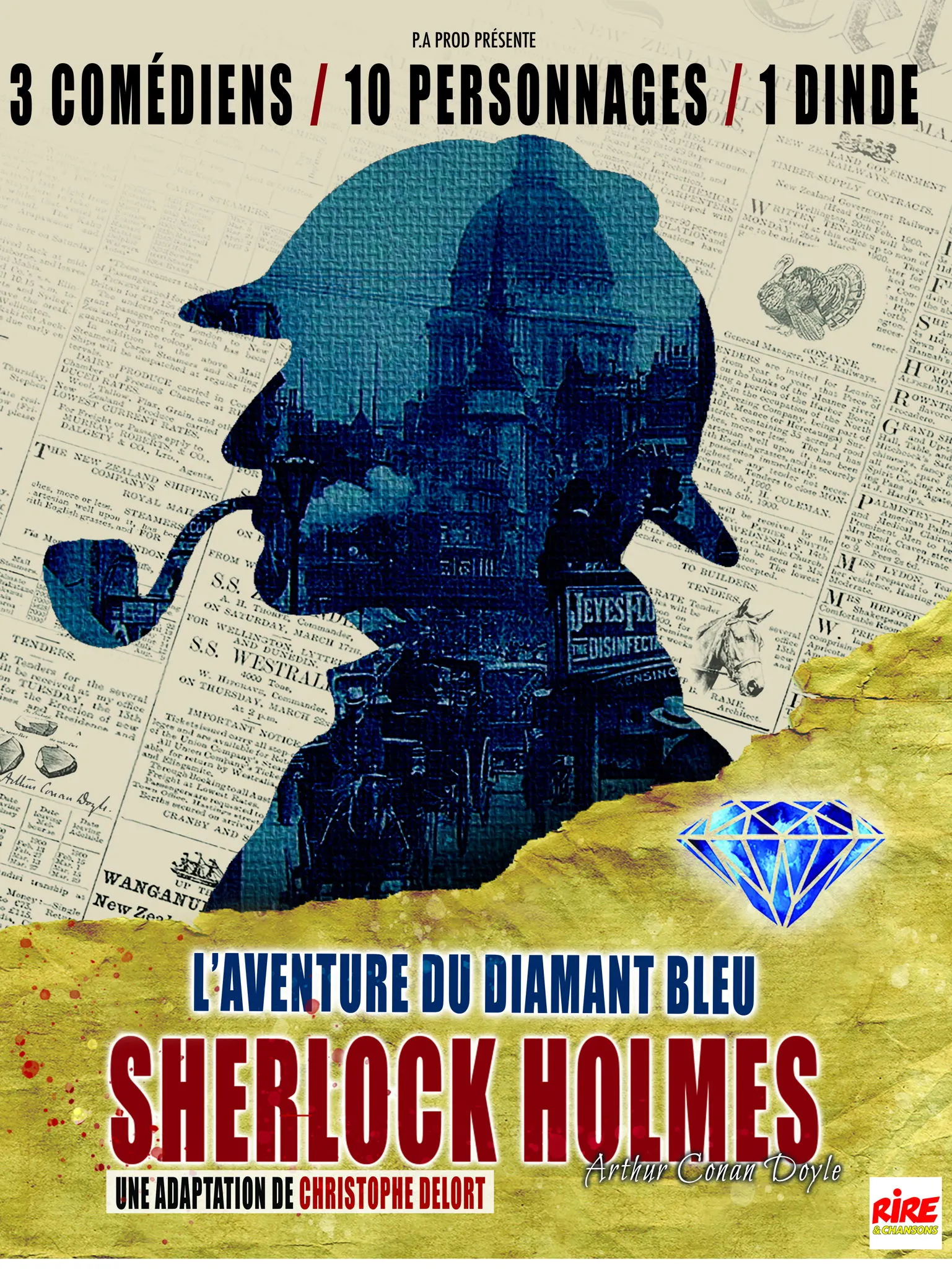 SHERLOCK HOLMES ET L'AVENTURE DU DIAMANT BLEU