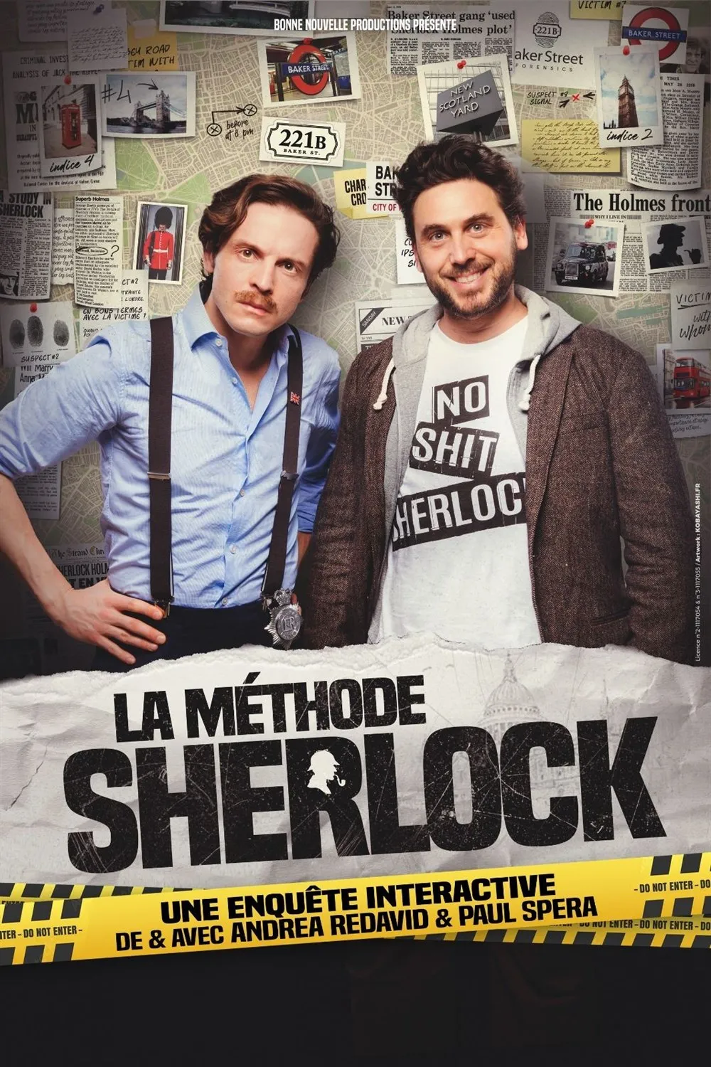 Andrea Redavid et Paul Spera dans La Méthode Sherlock