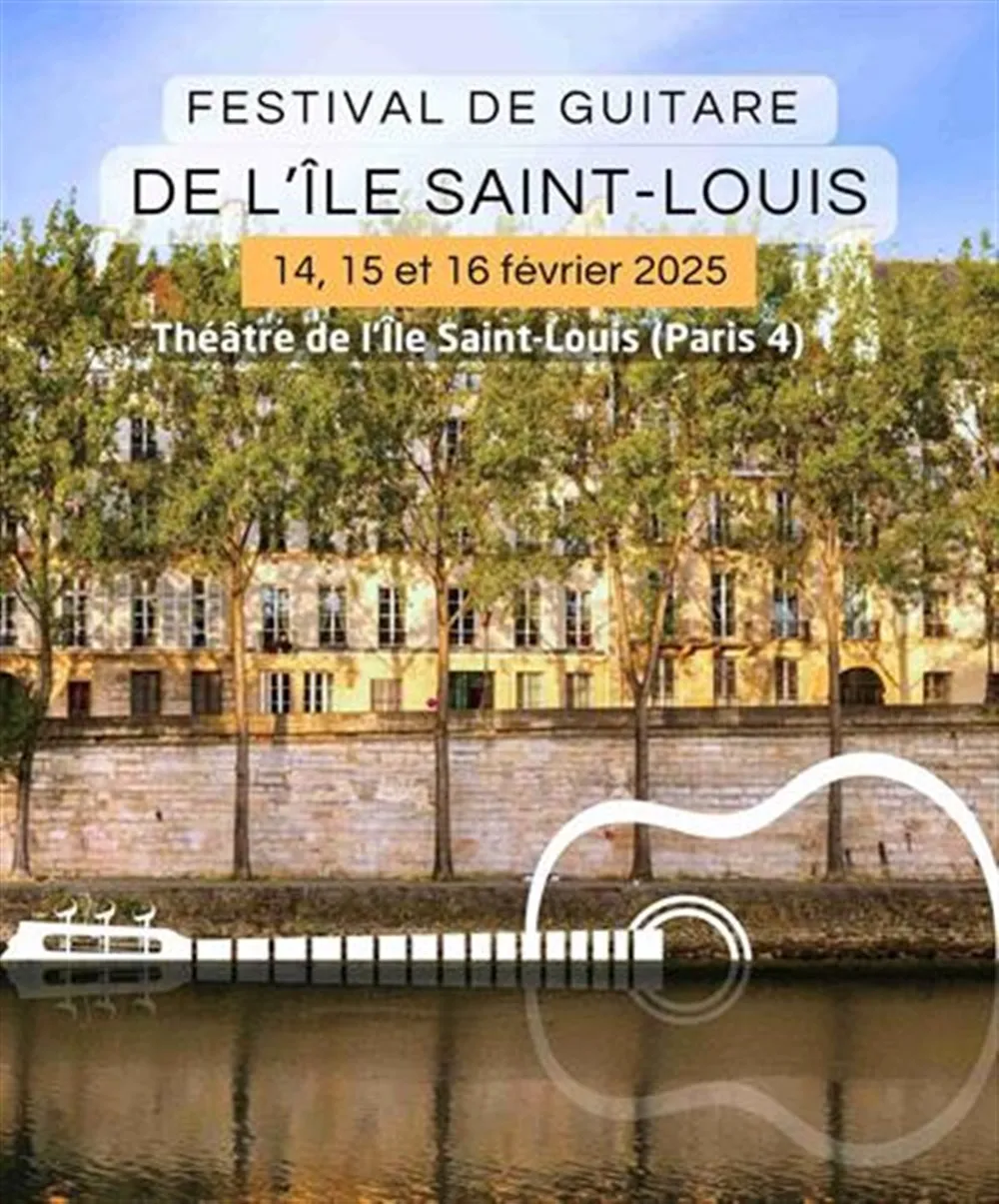 Affiche de Festival de Guitare de l'Île Saint-Louis : Élégance Française