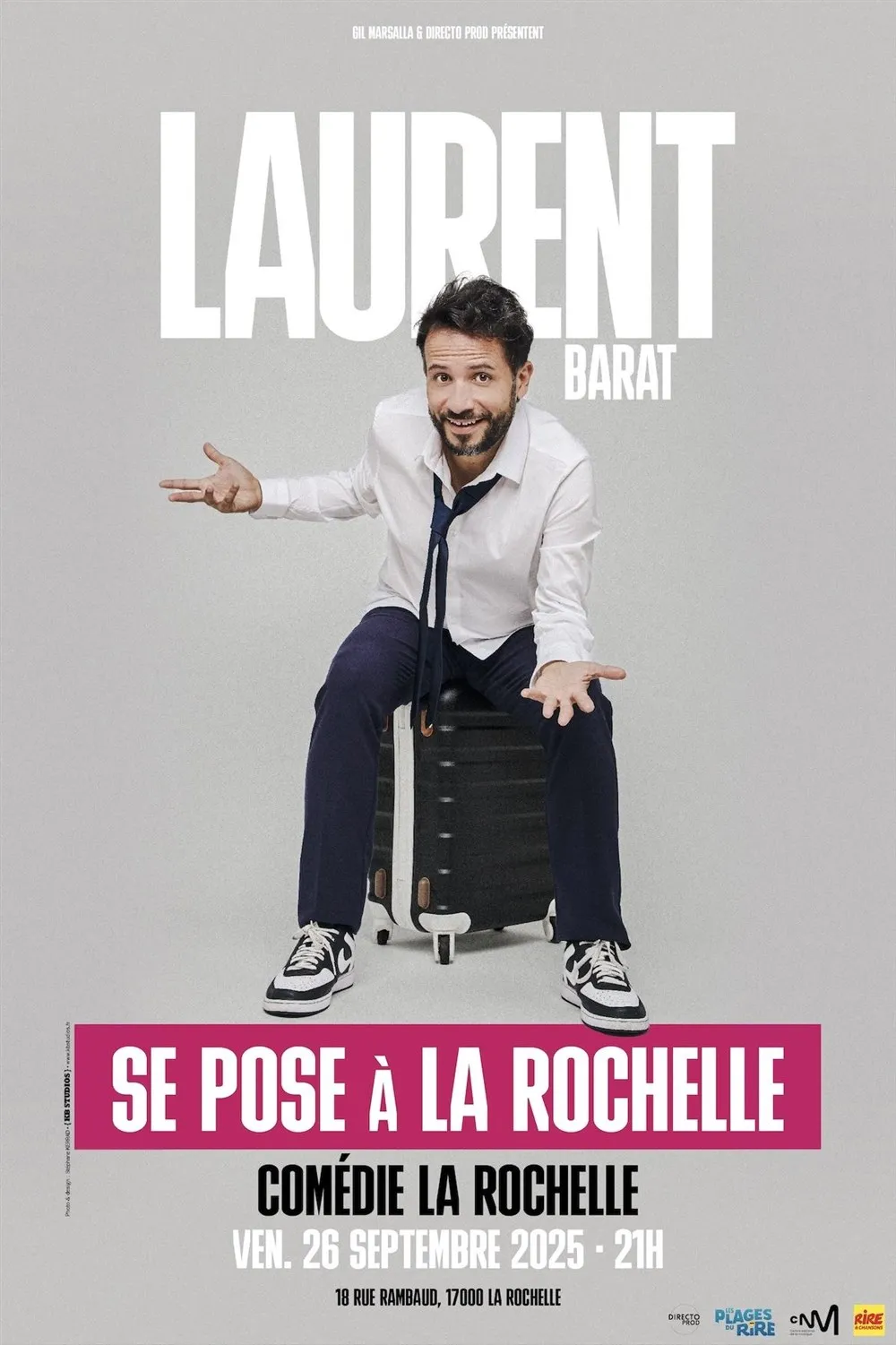 Affiche de Laurent Barat se pose